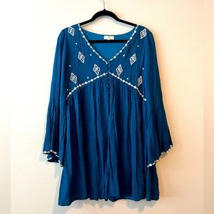Boho mini dress
